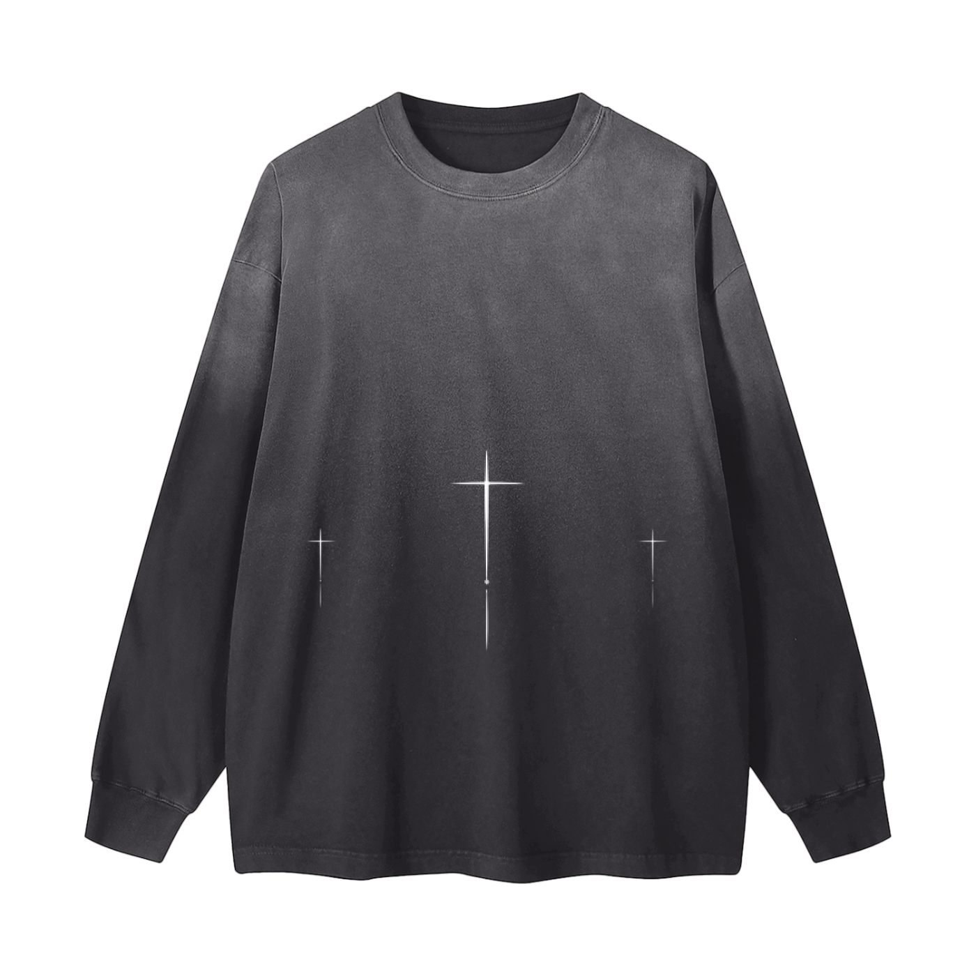 'Holy Sacrifice' Gradient Wash Long Sleeve